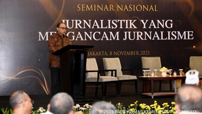 Menkominfo Ajak Media Jaga Objektivitas & Kualitas di Masa Pemilu 2024